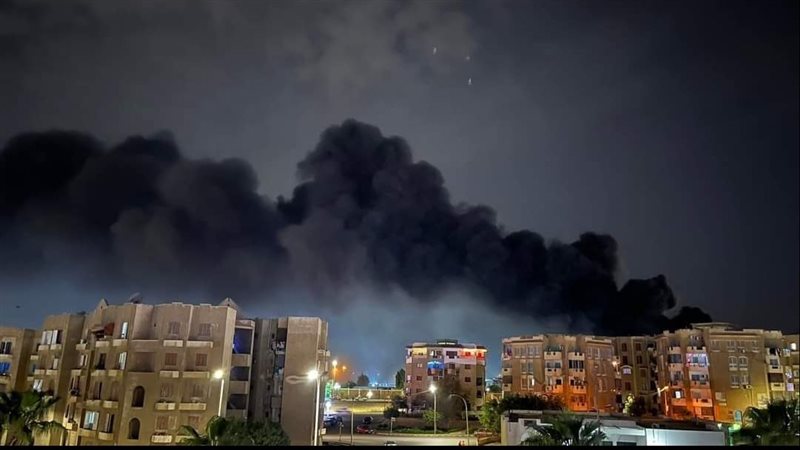 حريق مصنع بالعبور،