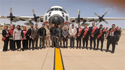 طلاب جامعة المنوفية في زيارة إلى توشكى