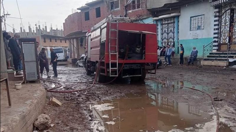 حريق بورشة دوكو بقليوب
