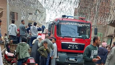 إخماد حريق نشب داخل شقة سكنية فى الهرم