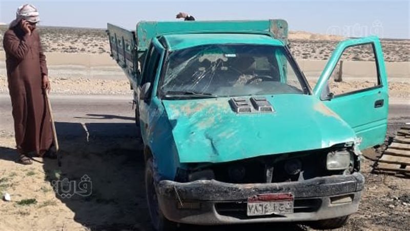 حادث انقلاب سيارة