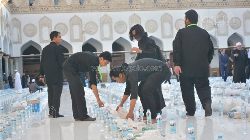 افطار الطلاب الوافدين