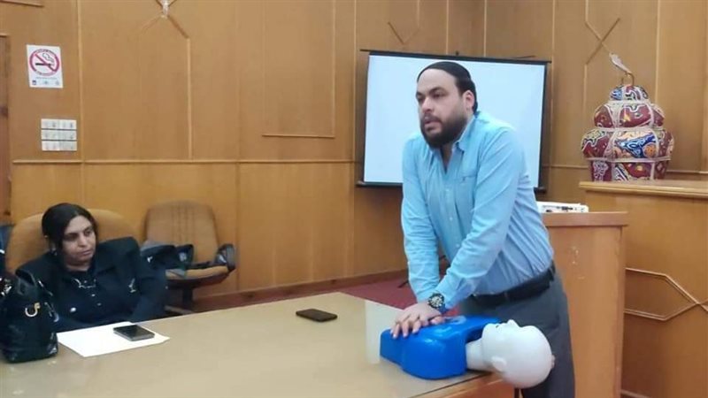 جانب من فعاليات التدريب،