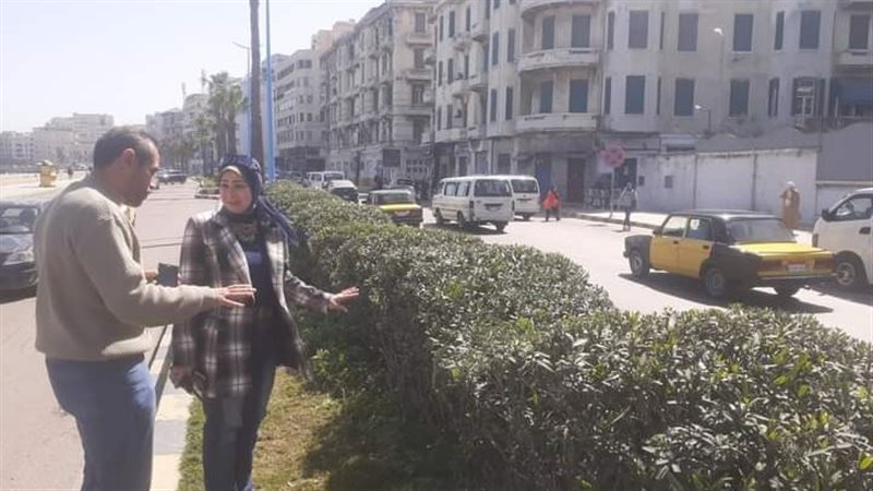 رئيسة حي الجمرك بالإسكندرية