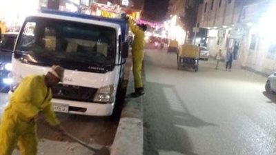 رفع الإشغالات ومتابعة الأسواق بمراكز محافظة الشرقية 