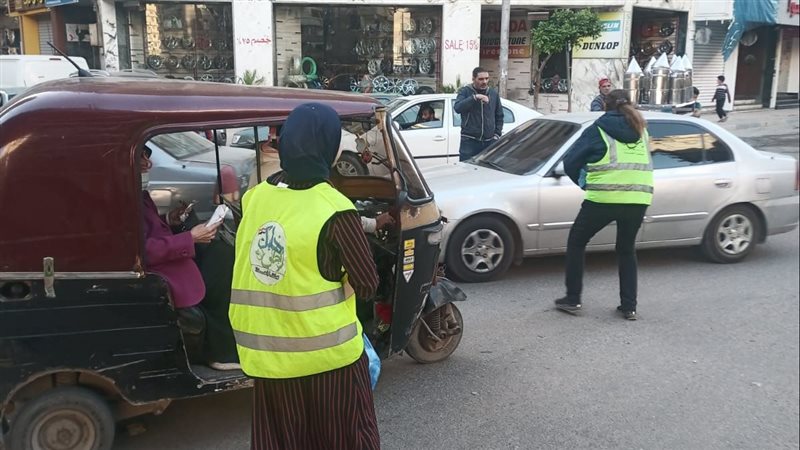 توزيع افطار صائم