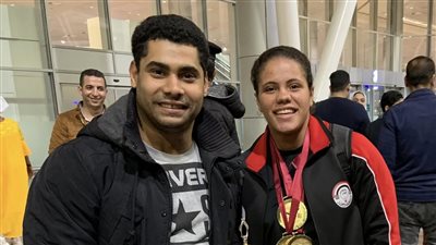 رفع الأثقال، محمد إيهاب يستقبل منتخب الناشئين بعد إنجاز بطولة العالم
