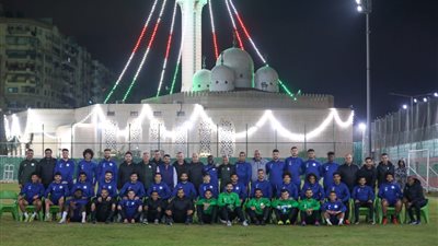 المصري يخوض مرانه الأخير ببرج العرب استعدادًا للزمالك بالدوري (صور)