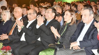 وزيرة الثقافة ونظيرها الصيني يشهدان الحفلة القومية الصينية المصرية للموسيقى بالأهرامات