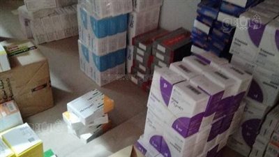 ضبط مسئول عن مخزن مستلزمات طبية مجهولة المصدر في الوايلي