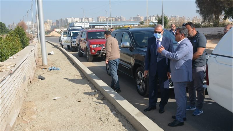محافظ القليوبية خلال