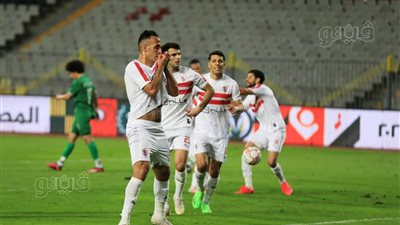 سيف جعفر يتقدم بهدف مبكر لـ الزمالك في شباك المصري (صور)