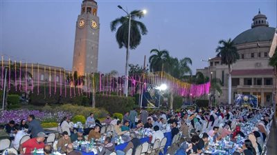 طلاب من أجل مصر ينظمون حفل إفطار جماعي في جامعة القاهرة 