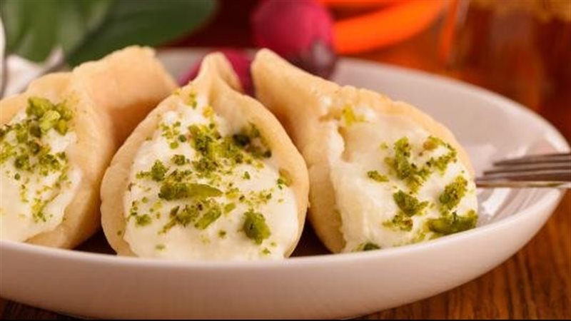 القطايف بالقشطة،