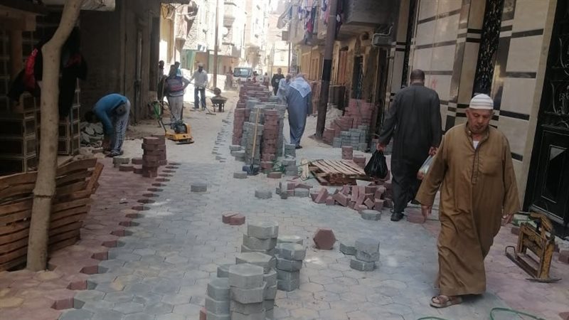 تركيب بلاط الانترلوك،
