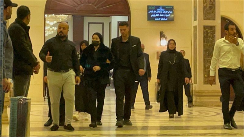 عزاء والد دينا الشربيني،