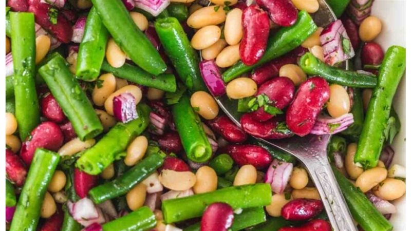 سلطة الفاصوليا الخضراء،