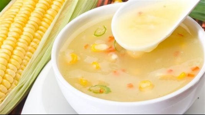 شوربة أكواز الذرة،