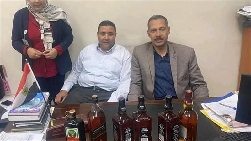 المضبوطات بحوزة رجال