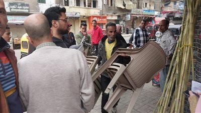 حملات مكبرة لإزالة الإشغالات والتعديات بأحياء الإسكندرية 