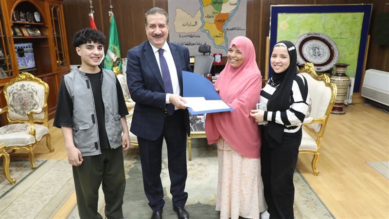  لقاء محافظ المنوفية