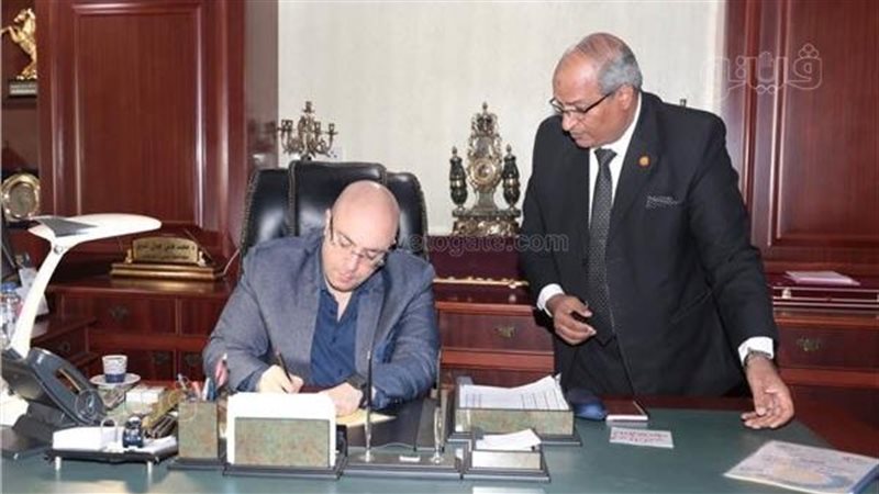 محافظ بني سويف ووكيل