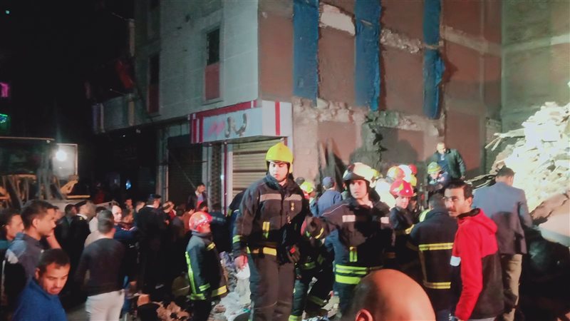 العقار المنهار بالورديان،