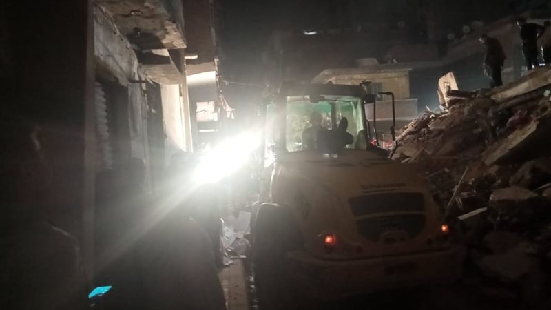 انهيار عقار الورديان،