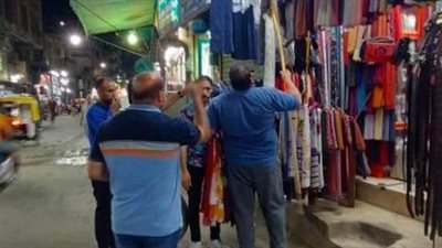 حملات مكثفة لإزالة الإشغالات من شوارع الشرقية 