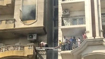 السيطرة على حريق نشب بمخلفات أعلى مبنى عيادة التأمين الصحي بشبين القناطر