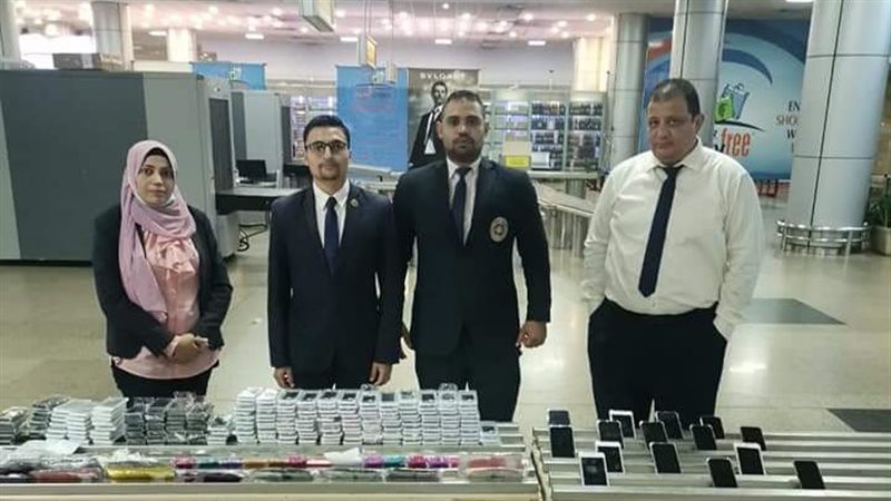 المضبوطات بحوزة رجال