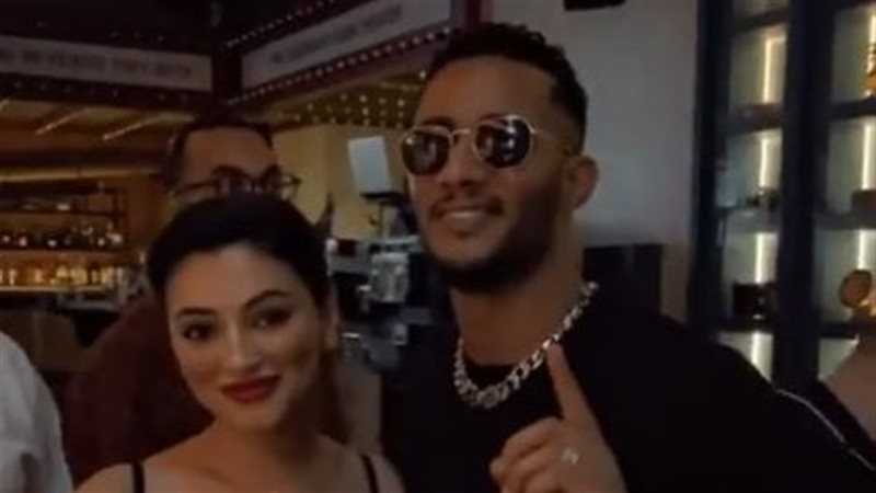 محمد رمضان مع شوق