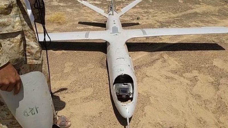 طائرة حوثية أسقطها