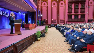  تفاصيل حفل ليلة القدر بحضور الرئيس السيسي وشيخ الأزهر 