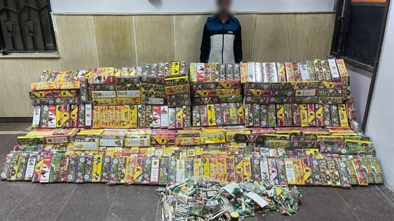 الالعاب نارية المضبوطة،