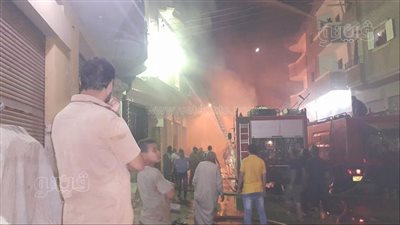 قرار جديد في حريق عقار من 5 طوابق بصقر قريش
