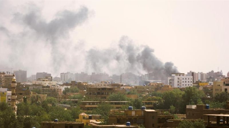 حريق في محيط سفارة
