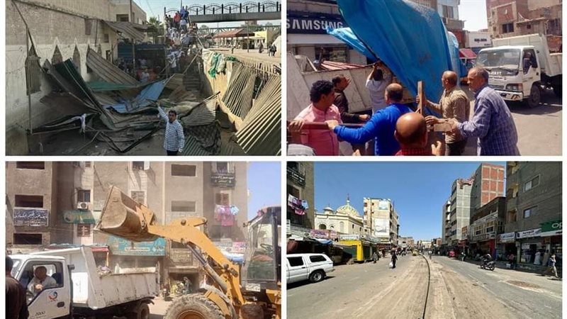 رفع حالات إشغال طريق