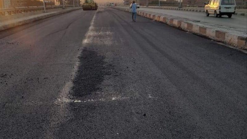 كوبري بنها بالطريق