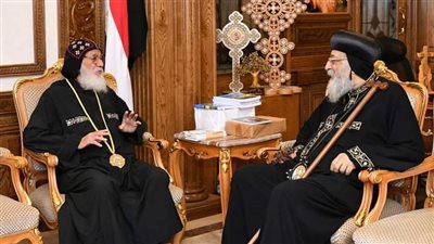 البابا تواضروس الثاني يترأس القداس الإلهي بالكنيسة المرقسية بالإسكندرية 