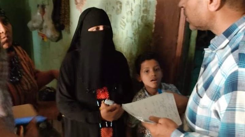 مساعدات عينية للمتضررين