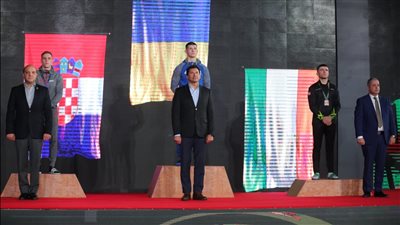 الجمباز، وزير الرياضة يشهد منافسات بطولة كأس العالم بإستاد القاهرة