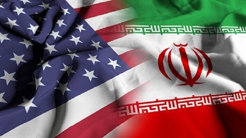 علم أمريكا وإيران،