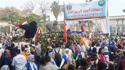 أحياء الإسماعيلية تحتفل بأعياد الربيع بتزيين عربات الزهور (فيديو وصور)