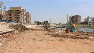 محافظ المنوفية يتفقد أعمال إنشاء ممشى شبين الكوم الجديد