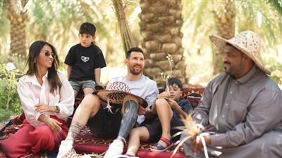أول ظهور لـ ليونيل ميسي داخل المملكة العربية السعودية (صور)
