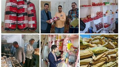 ضبط طن سماد زراعي ومخبزين لتصرفهم فى 148 شيكارة دقيق بلدي بالبحيرة (صور)