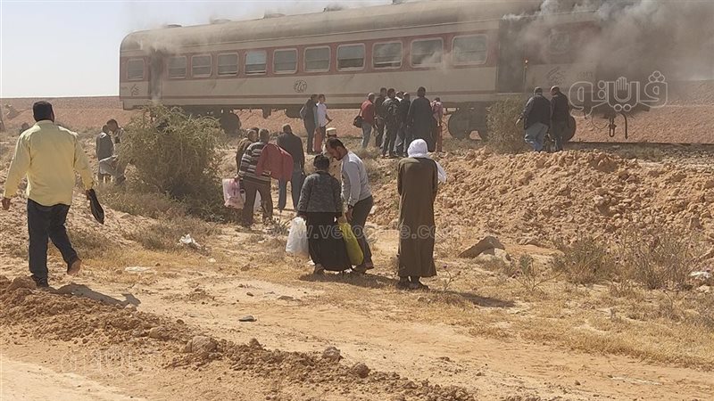 حادث قطار مطروح القاهرة