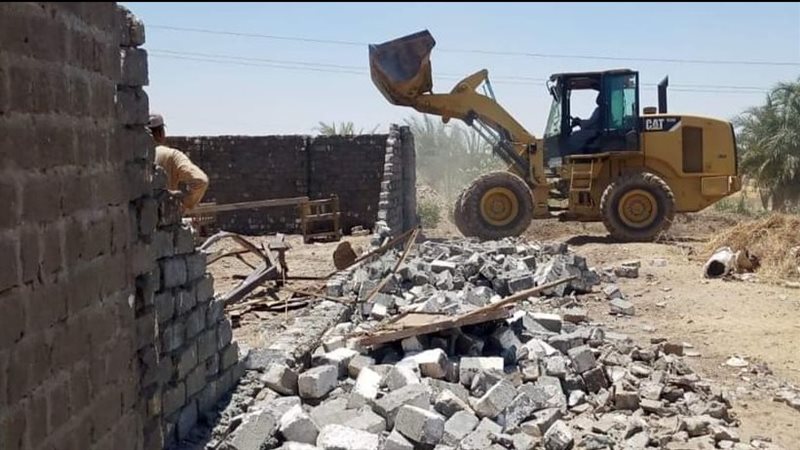 جانب من إزالة التعديات,