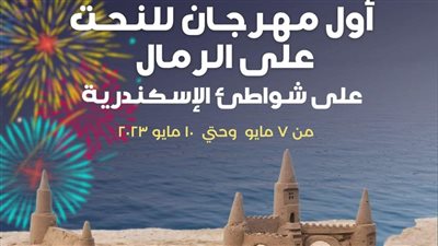 محافظ الإسكندرية: إقامة أول مهرجان للنحت على الرمال بشاطئ السرايا 